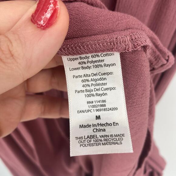 Frye Women's Dusty Rose Pink Button Front Midi Dress Size Medium - Picture 10 of 11